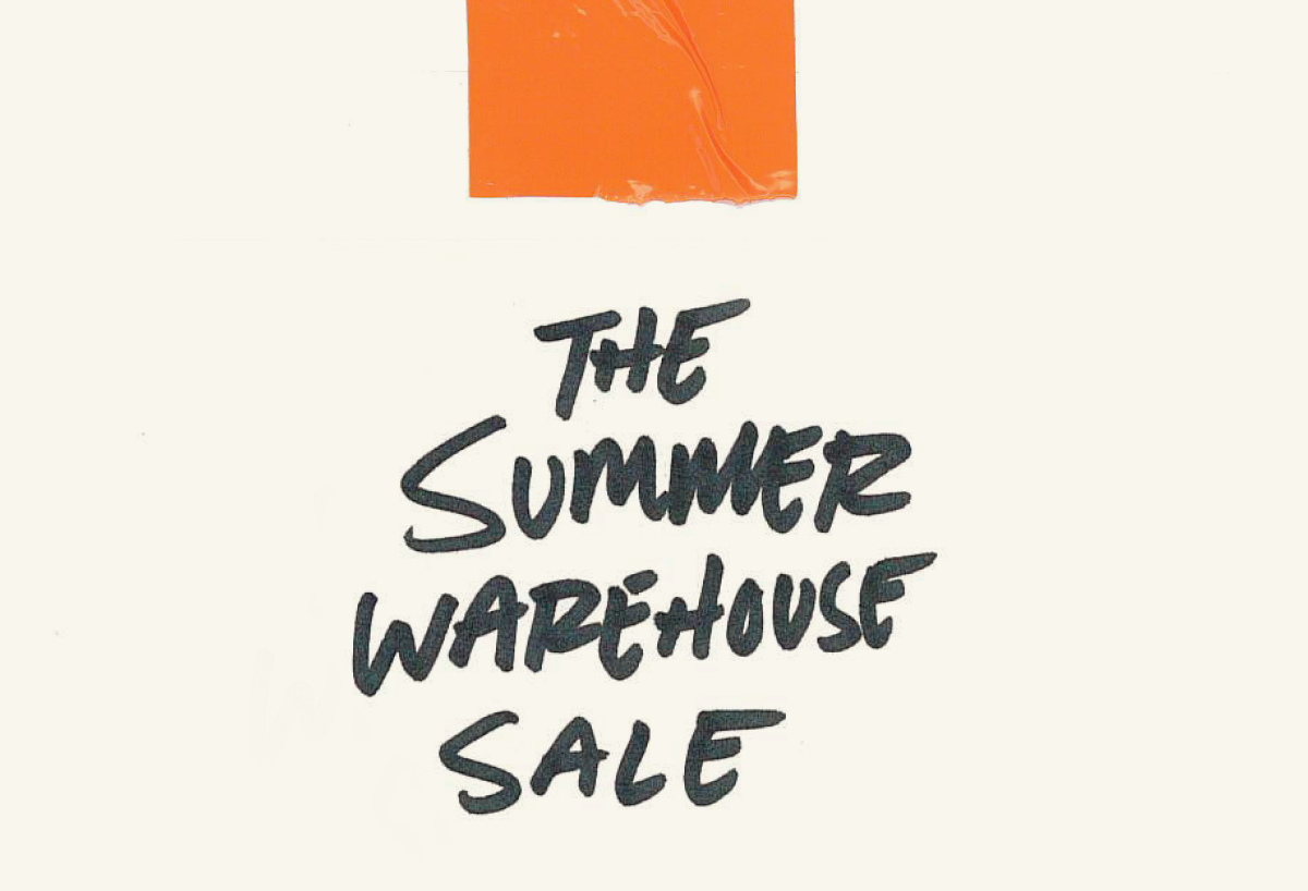 The Summer Warehouse Sale