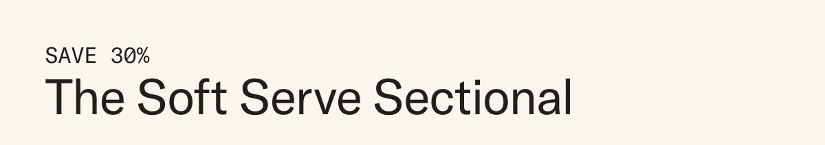 The Soft Serve Sectional