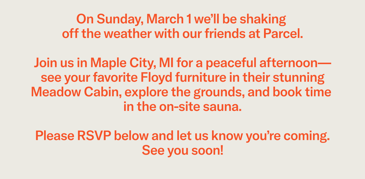 We're heading north later this month to the Traverse City area and turning the temperature (way) down.