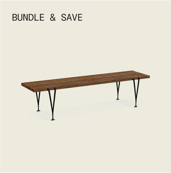 Bundle & Save 35% when you pair The Acton Bench with a Sofa or Sectional