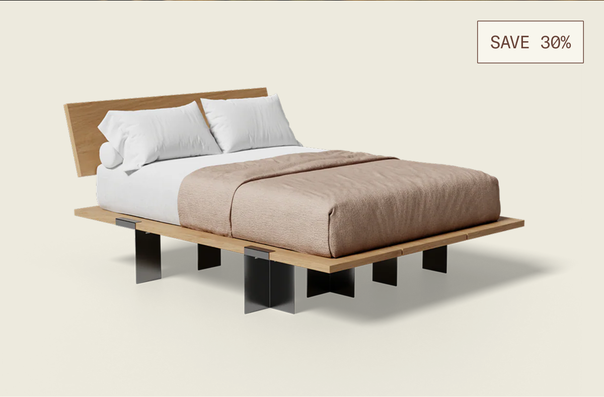 Members save 30% on all Bed Frames