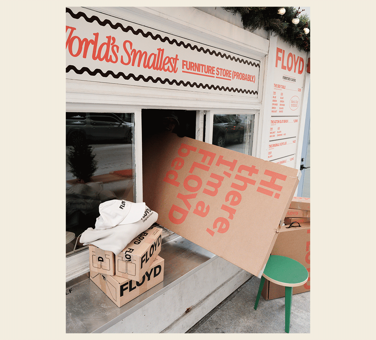 Scenes from The World's Smallest Furniture Store (Probably.)