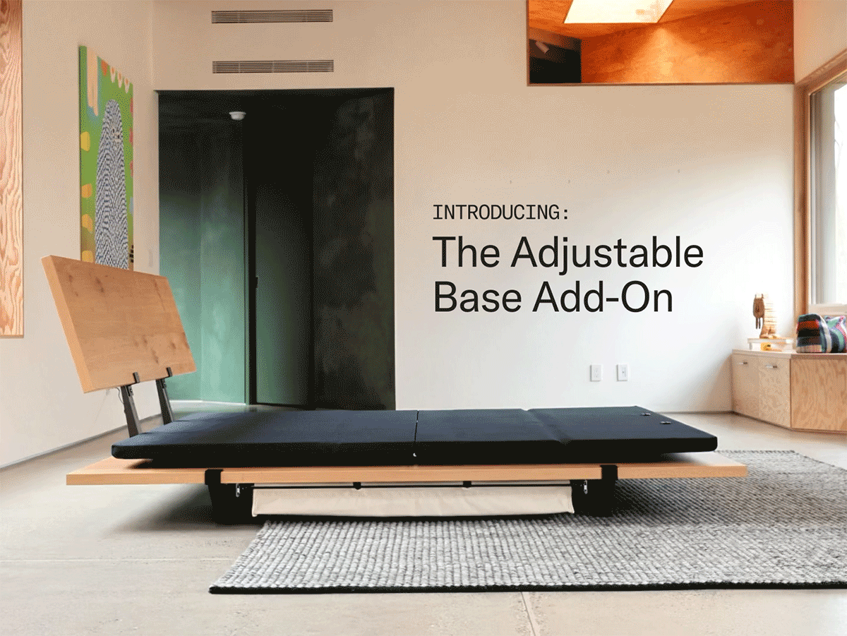 Introducing the Adjustable Base Add-On. 