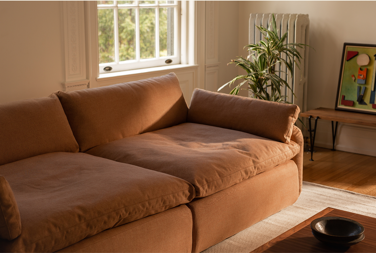 The Sink Down Sectional (Two-Seat)