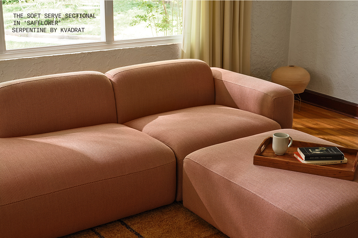 Pictured: The Soft Serve Sectional, now 30% off or 35% off when you bundle and save.
