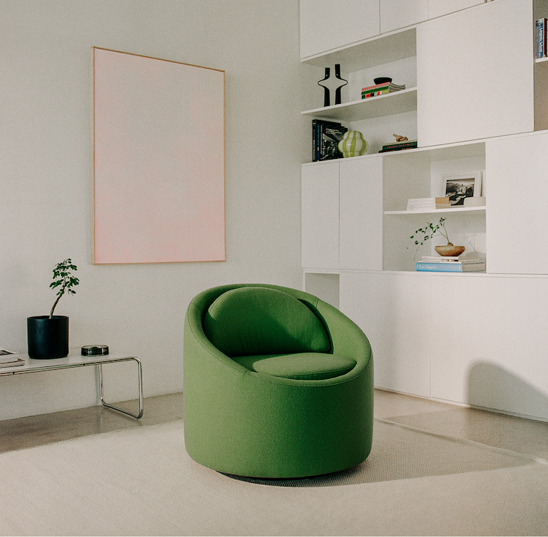 The Gere Easy Chair in Kiwi.