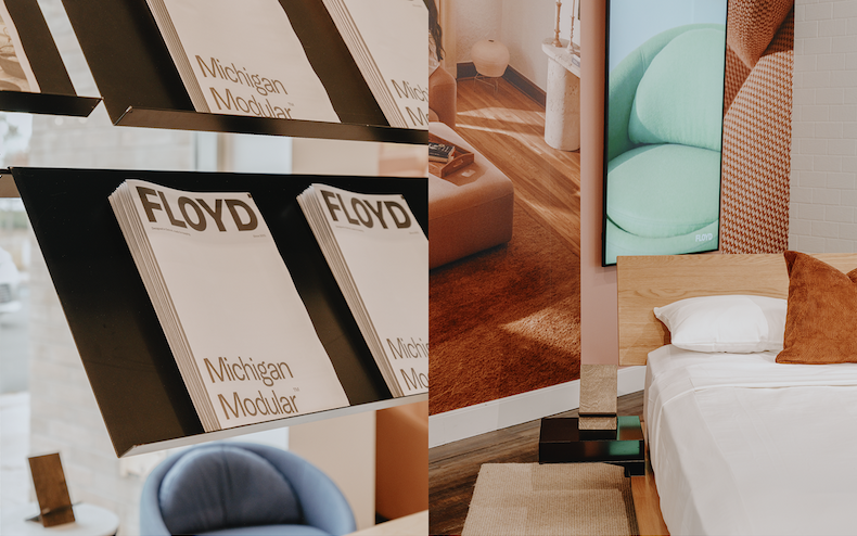 Details of Floyd's space in Gardner White.