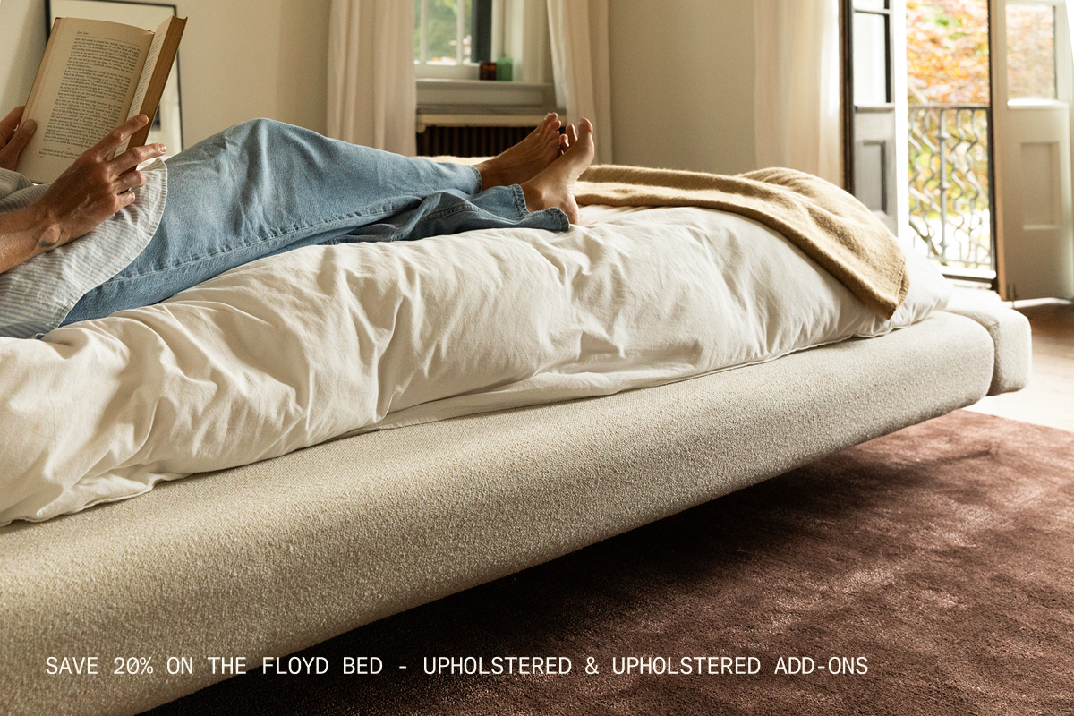 Save 20% on The Floyd Bed – Upholstered & Upholstered Add-Ons