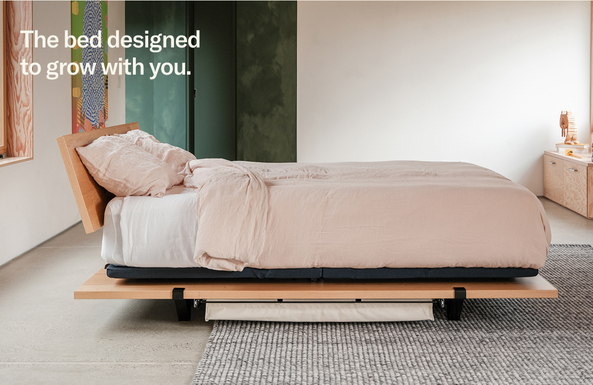 The bed designed to grow with you.