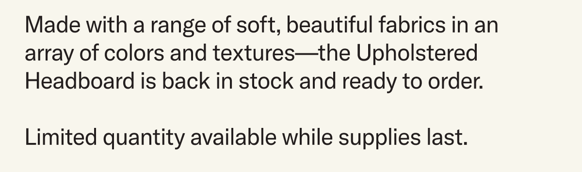 Enjoy end-of-year savings on the bedroom of your dreams. From now until New Years, we're celebrating our iconic Bed Frame with a bedroom-wide sale. Members save 30% on The Bed Frame and 35% on Bedroom Bundles.