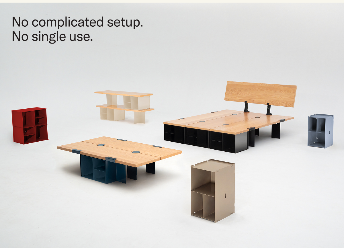 No complicated setup, no single use.