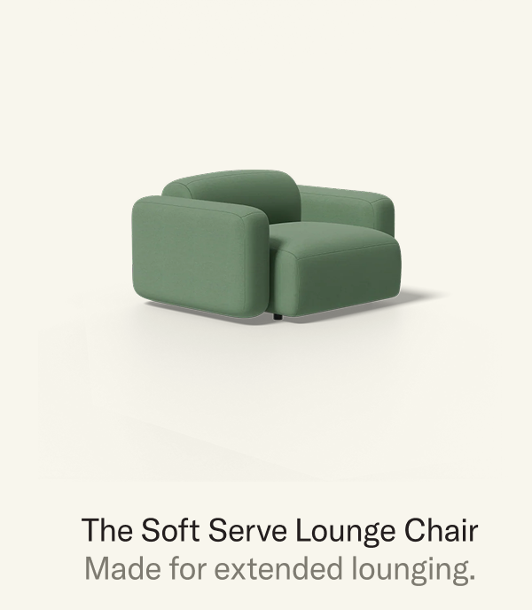 Save 30% The Soft Serve Sectional & Lounge Chair