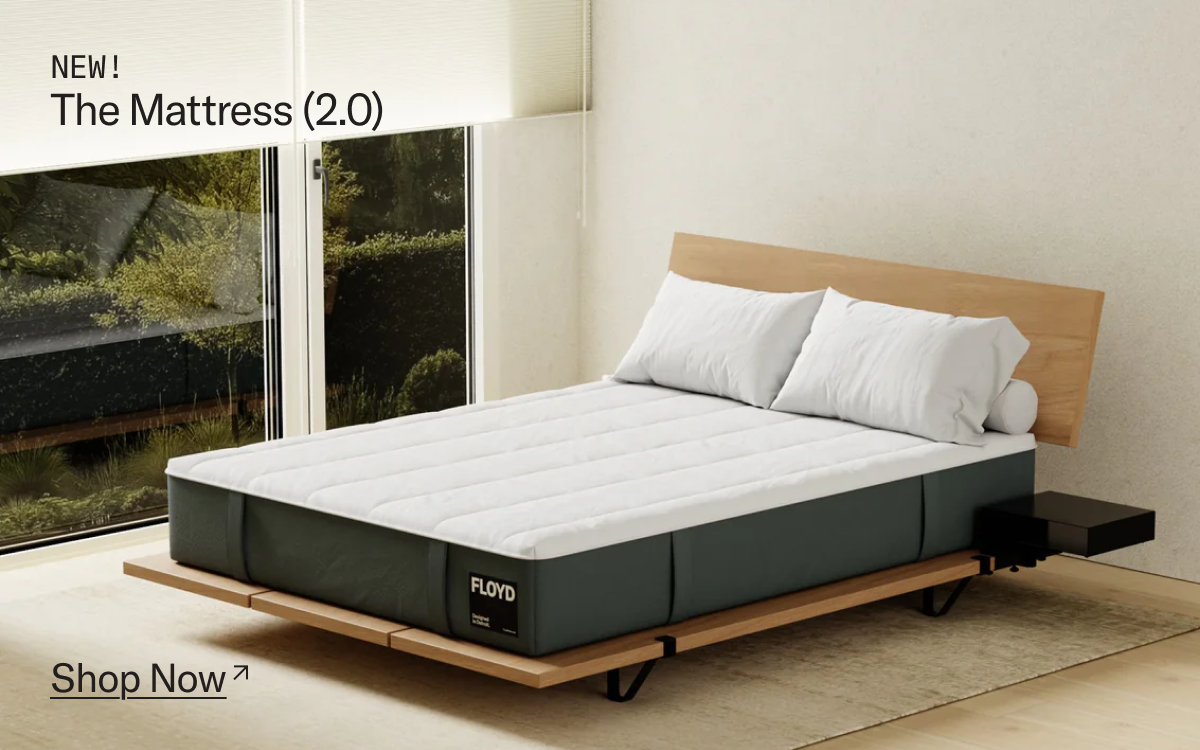 Built with high performance materials, the Mattress 2.0 is a hybrid mattress with breathable memory foam and supportive pocket coils.