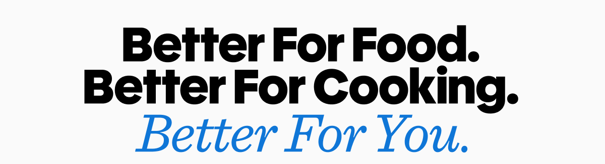 Better food for cooking