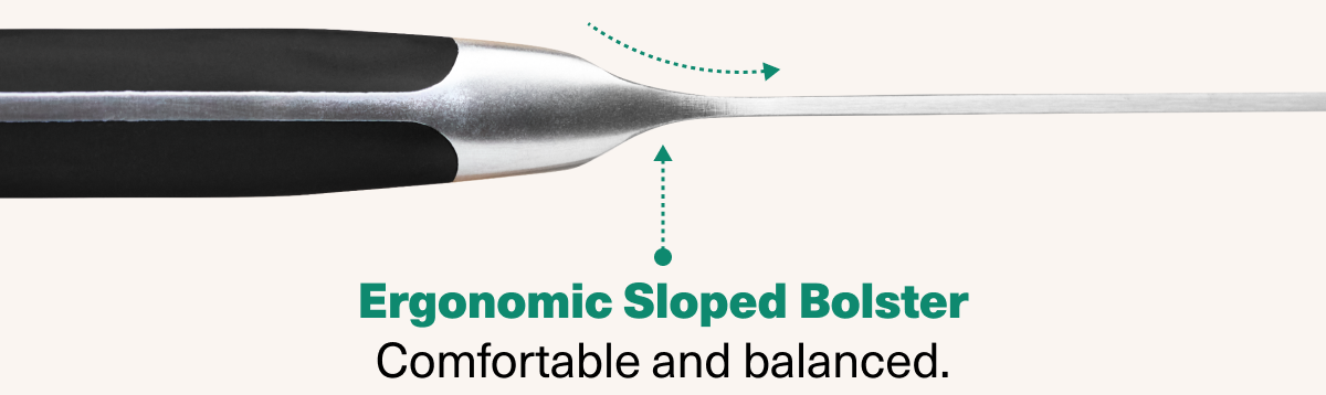 Ergonomic Sloper Bolster: Comfortable and balanced. 