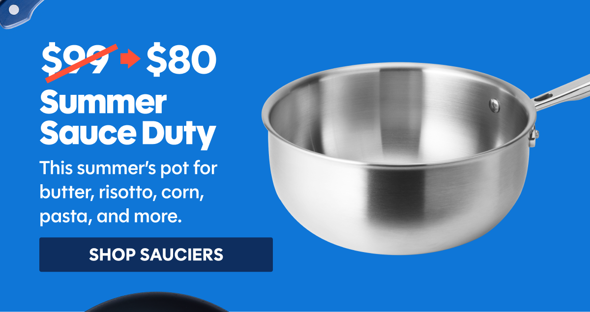 Summer sauce duty | This summer’s pot for butter, risotto, corn, pasta, and more.