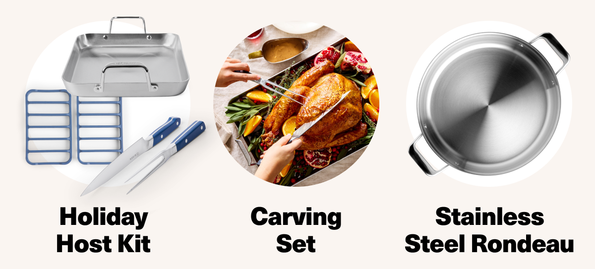 Shop the Holiday Host Kit, Carving Set, Stainless Steel Rondeau