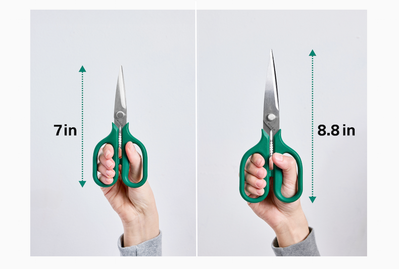 7 Inches v. 8.8 inches in length 7 Inches v. 8.8 inches in length