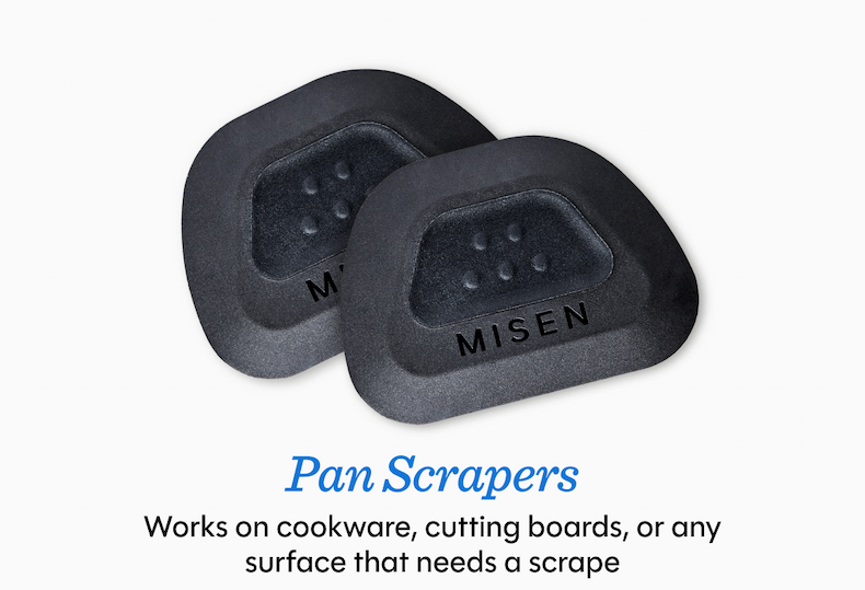 Pan scrapers