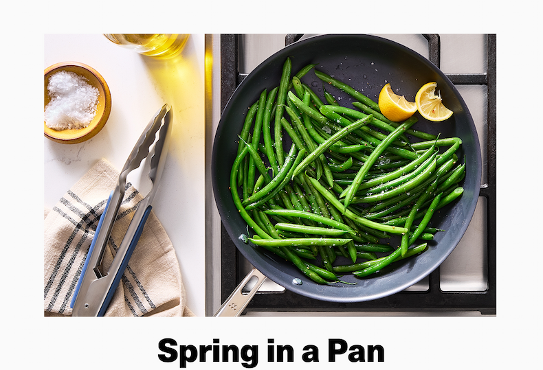 Spring in a pan