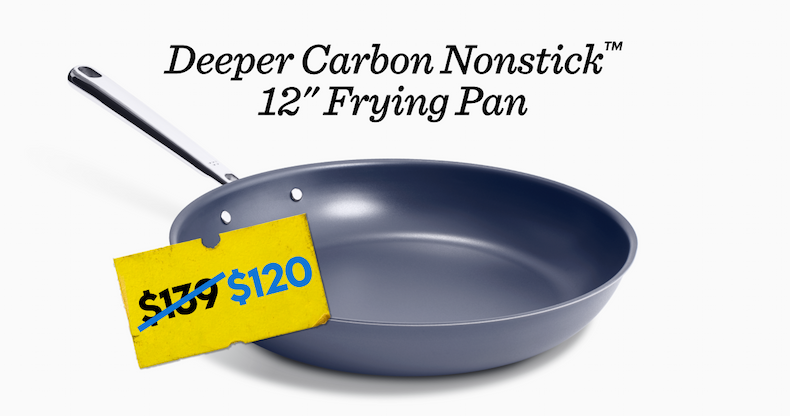 Deeper carbon nonstick