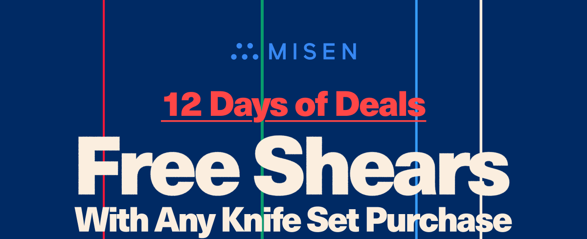 12 days of deals | With any knife set purchase