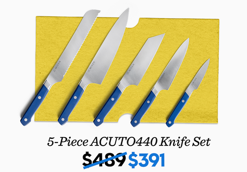 5-piece acuto knife set