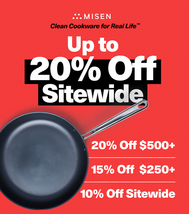 Up to 20% OFF SITEWIDE | 20% off $500+, 15% off $250+, 10% off sitewide