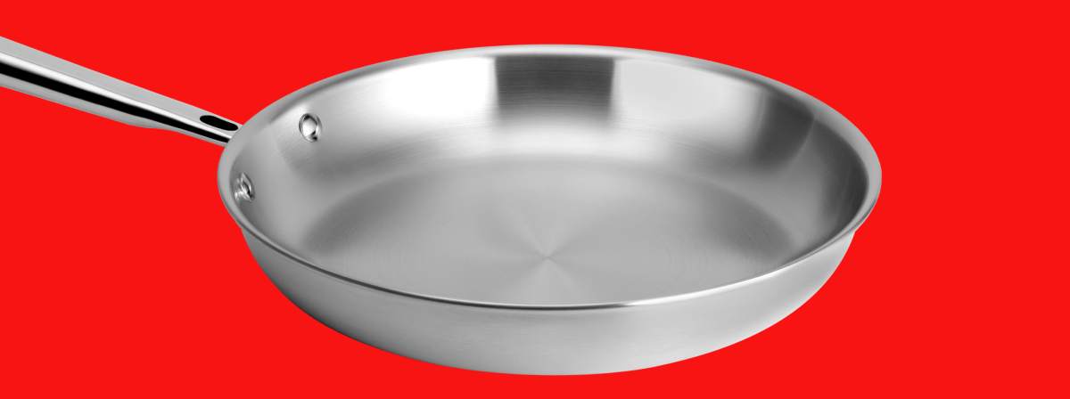 Stainless steel pan