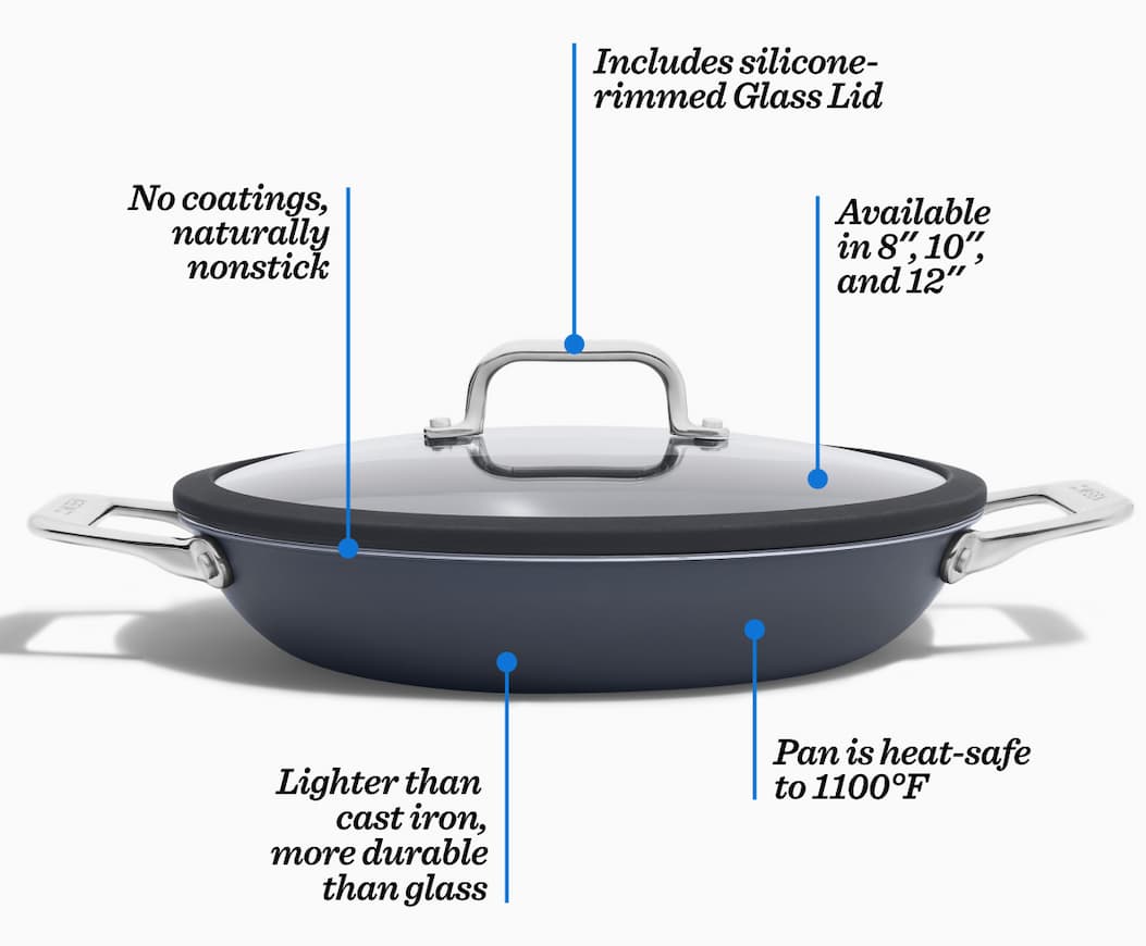 No coatings, naturally nonstick