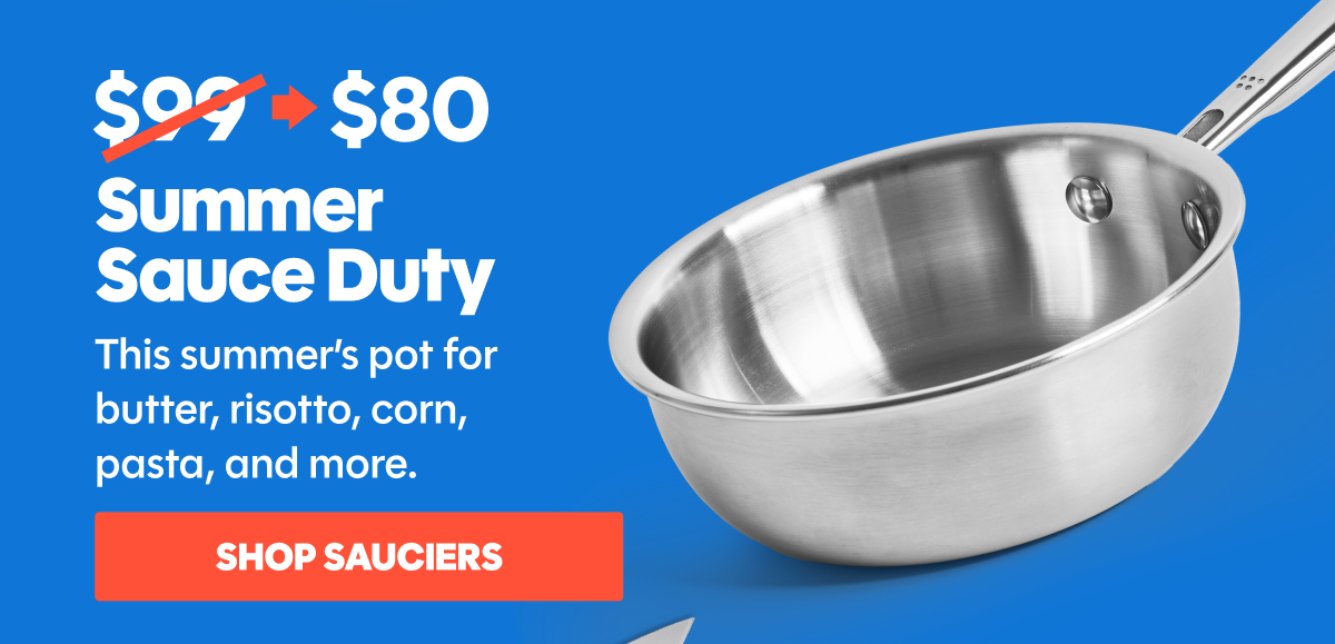 This summer’s pot for butter, risotto, corn, pasta, and more.
