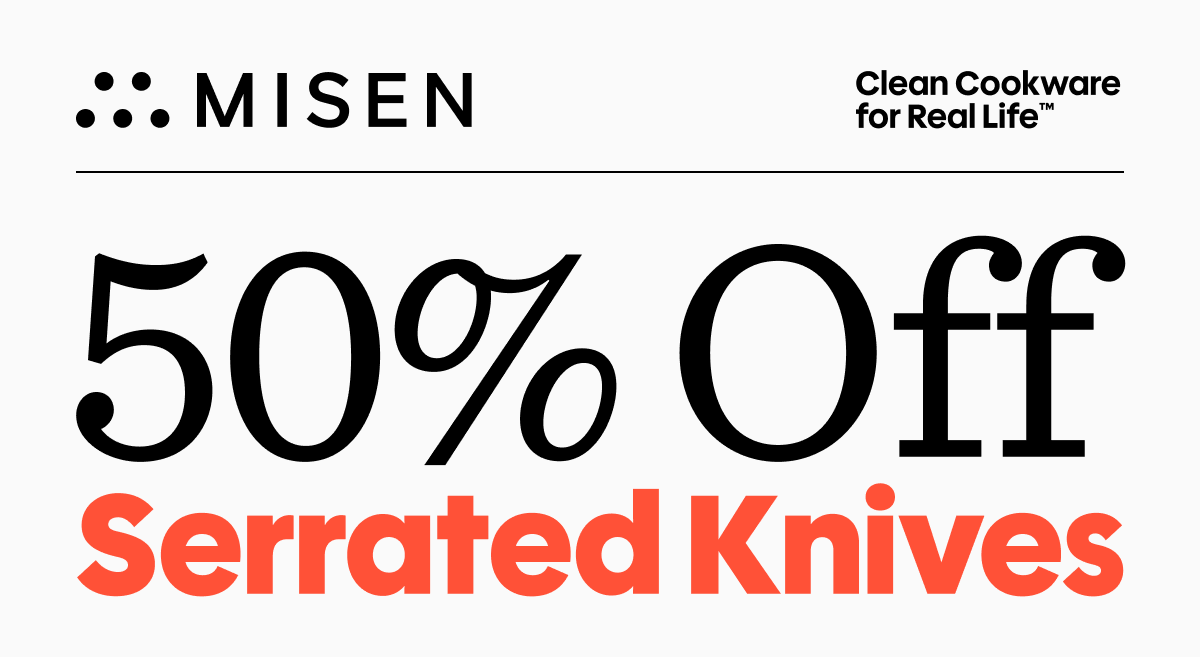 50% off serrated knives
