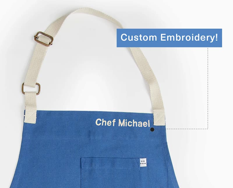 Custom embroidery - Aprons
