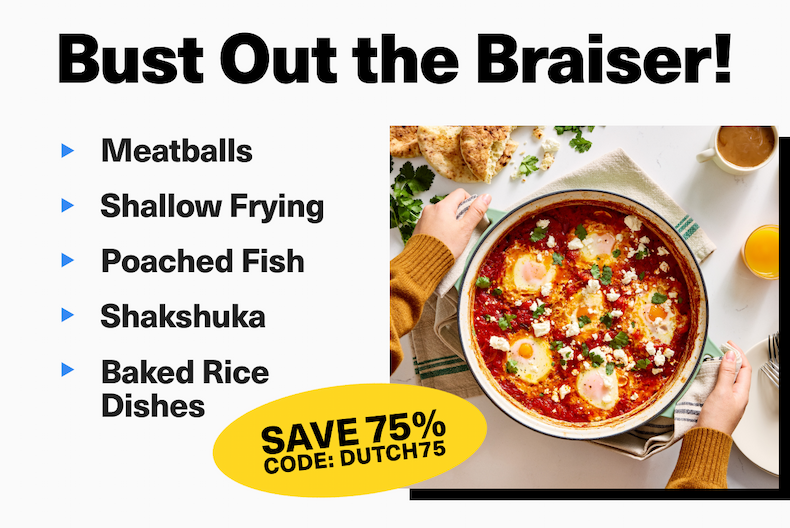 BUST OUT THE BRAISER | Meatballs | Shallow Frying | Poached Fish | Shakshuka | Baked Rice Dishes
