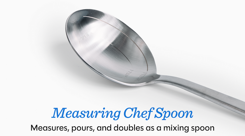 Measuring chef spoon