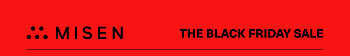 Misen | The Black Friday Sale