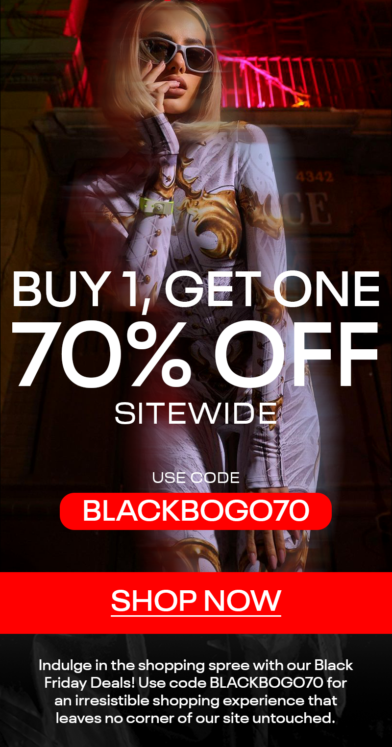 Buy 1, Get One 70% OFF with code: BLACKBOGO70