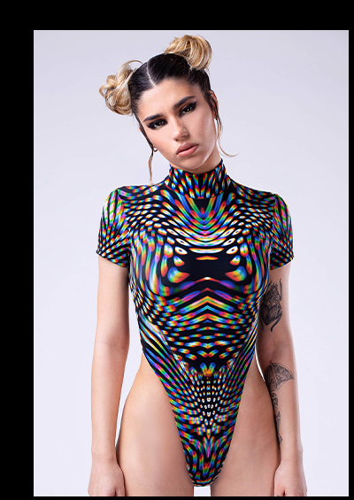 Pulsar Cutout Back Bodysuit