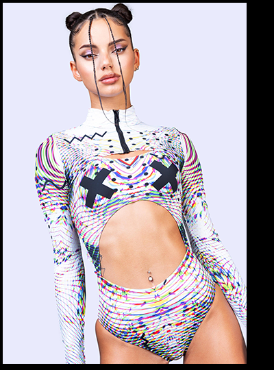 Xxtravagant Shrug 2 Piece Bodysuit
