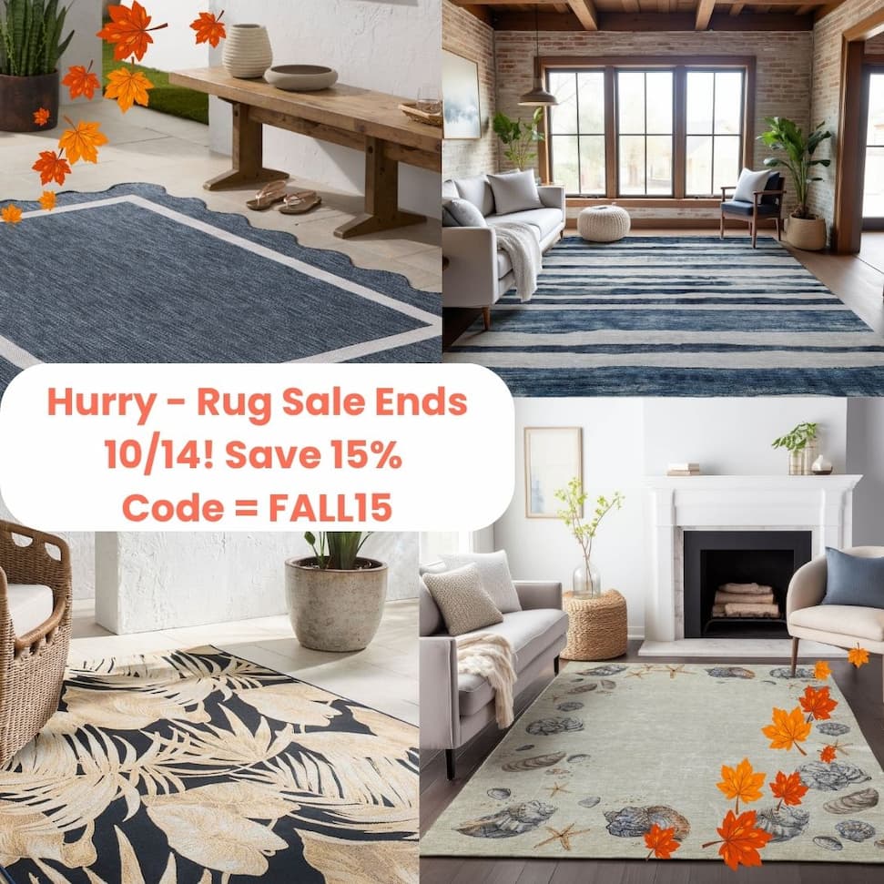 Fall Rug Refresh Sale - Save 15%