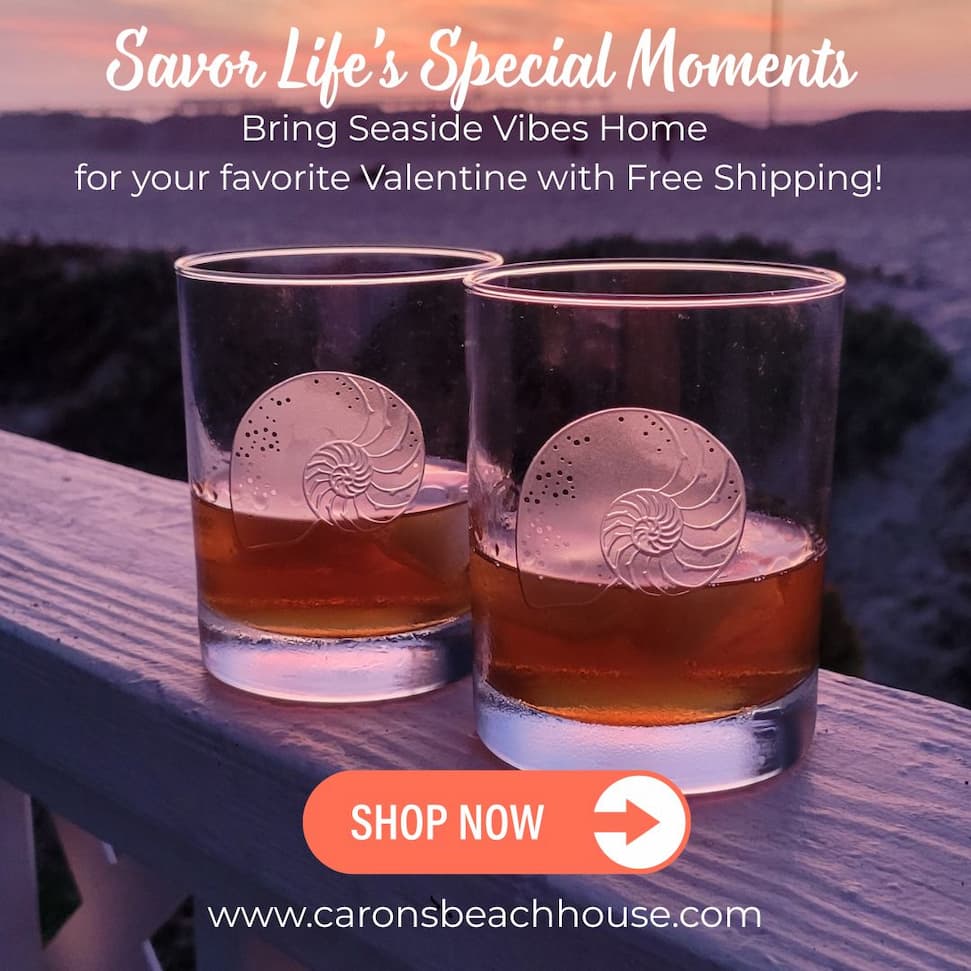 Glassware Ships for Free - Valentines Day