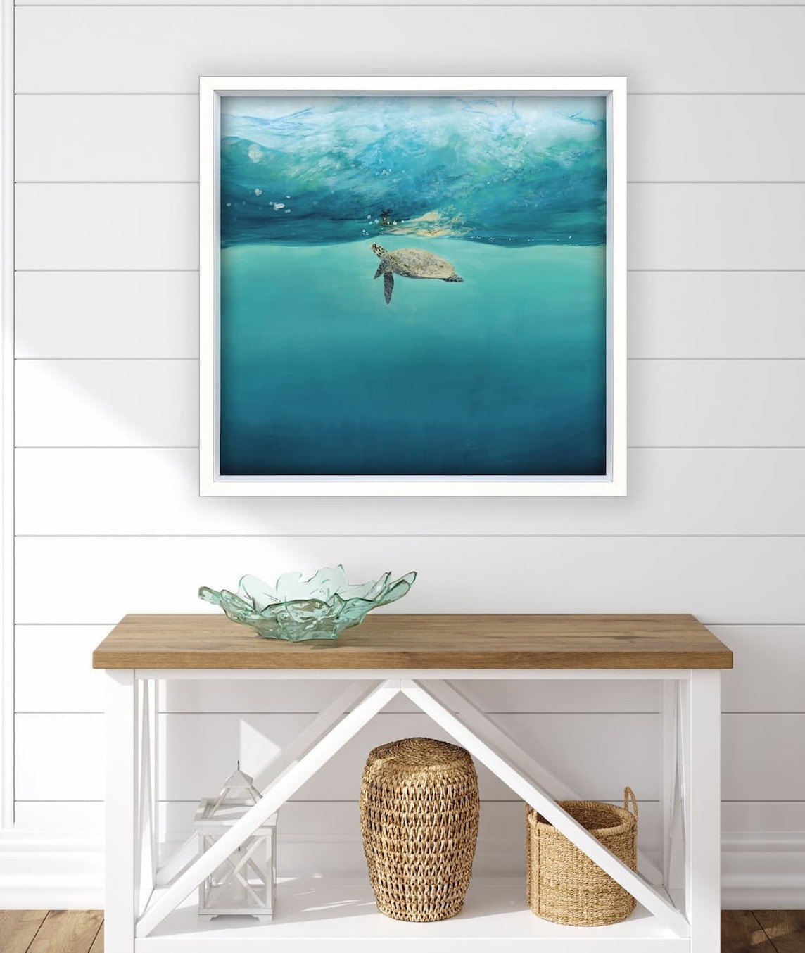 Azure Lagoon Sea Turtle