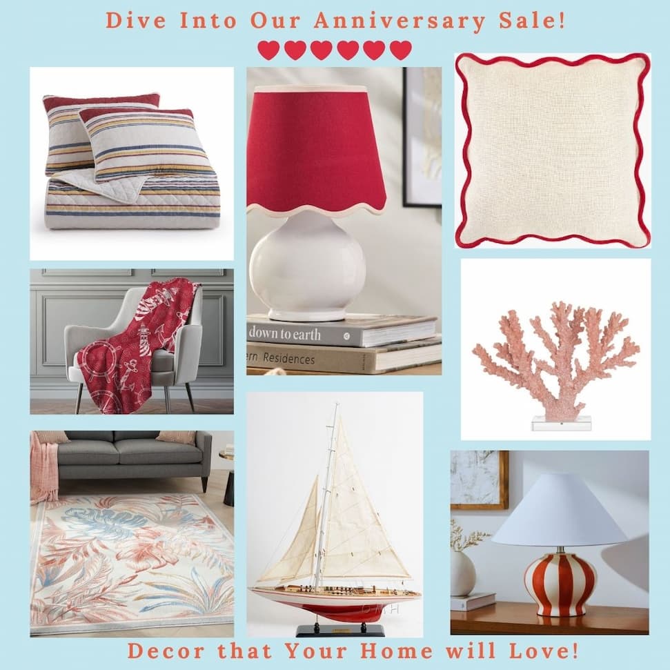 Pink and Red Sale Decor - Anniversary Sale