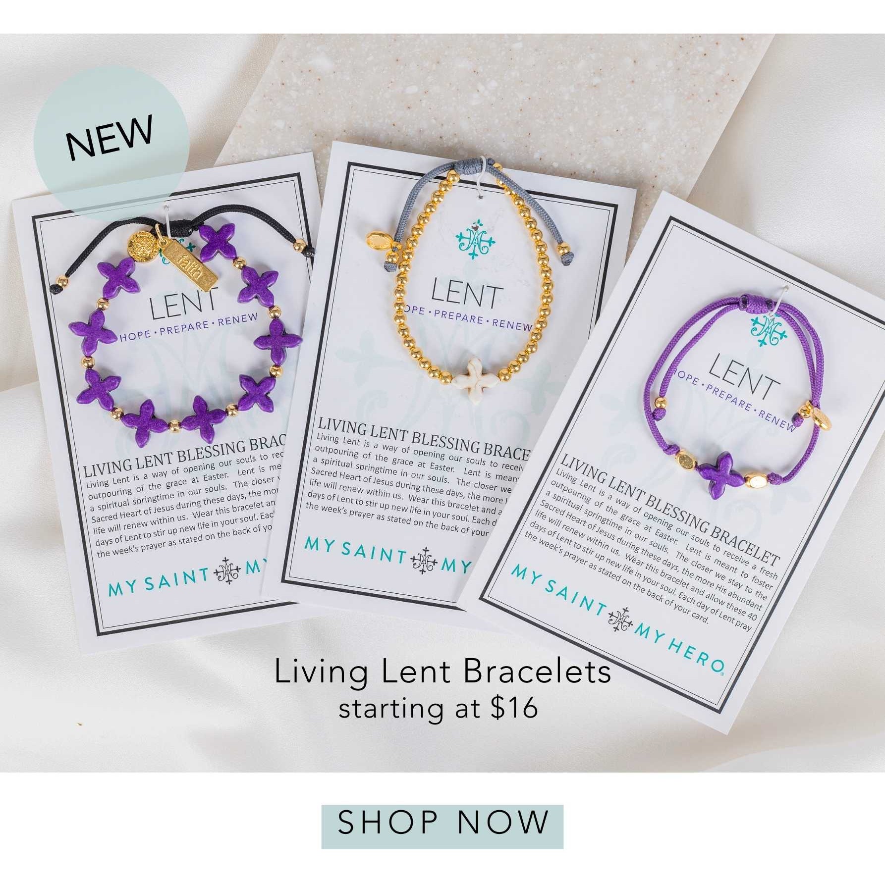Prepare Your Soul this Lent with our Living Lent Collection My Saint