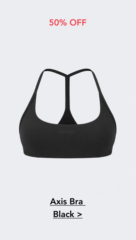 Axis Bra - Black (50% Off)