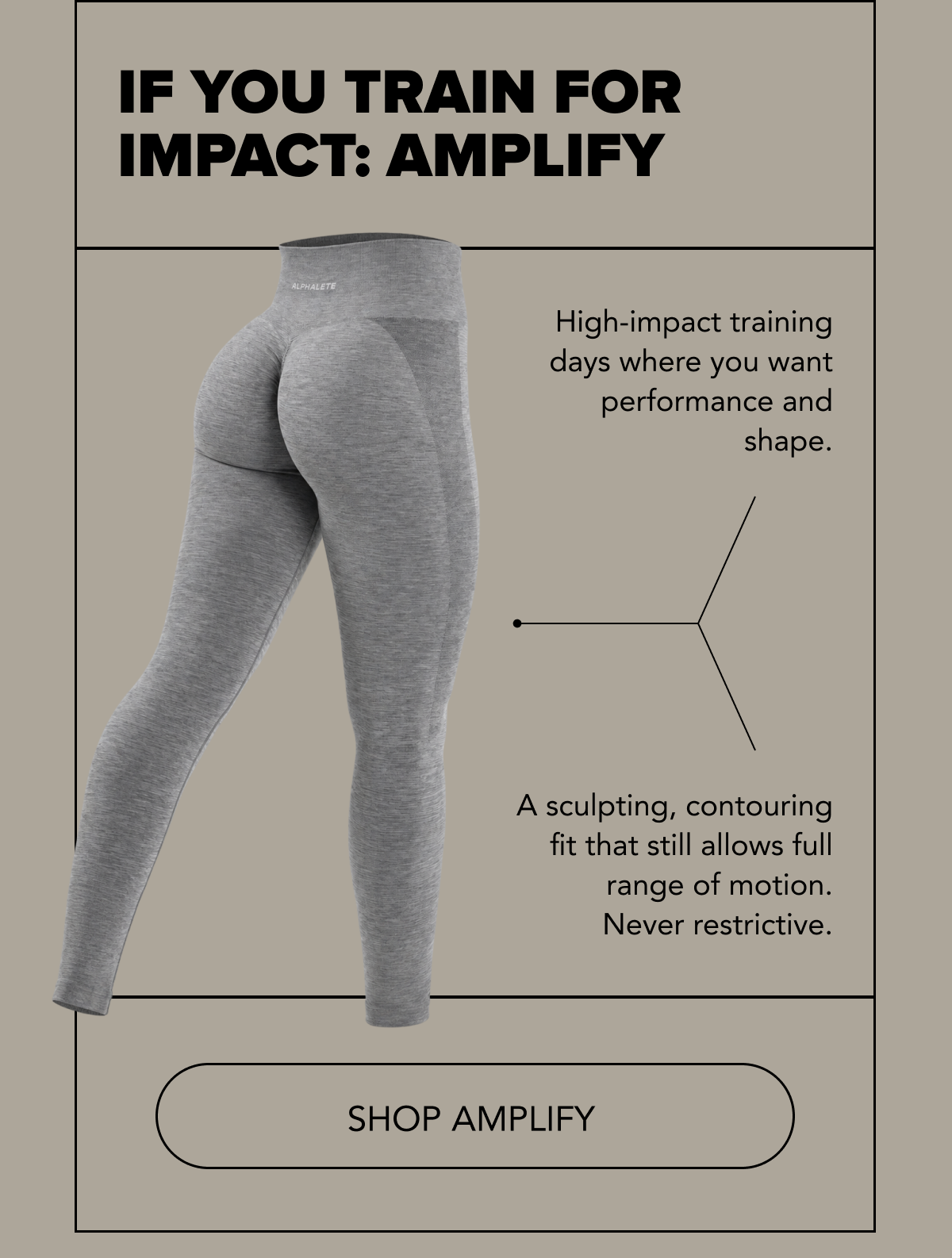 IF YOU TRAIN FOR IMPACT: AMPLIFY