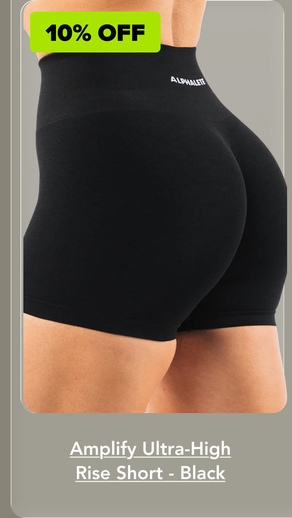 Amplify Ultra-High Rise Short - Black 