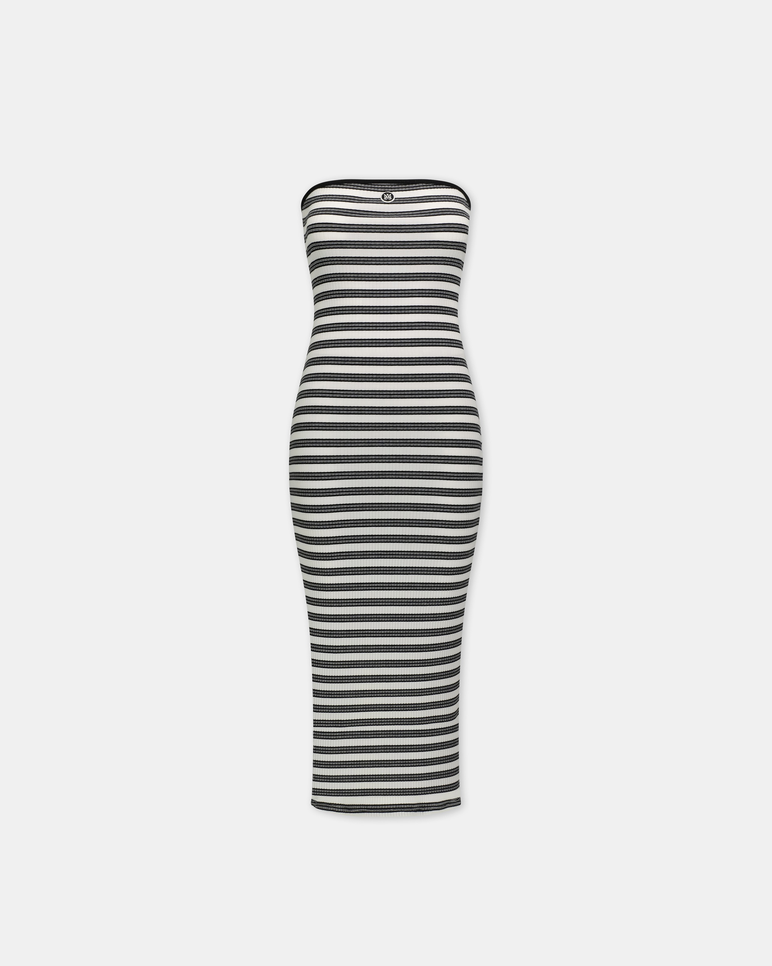 WOMEN'S MA STRIPED MAXI DRESS