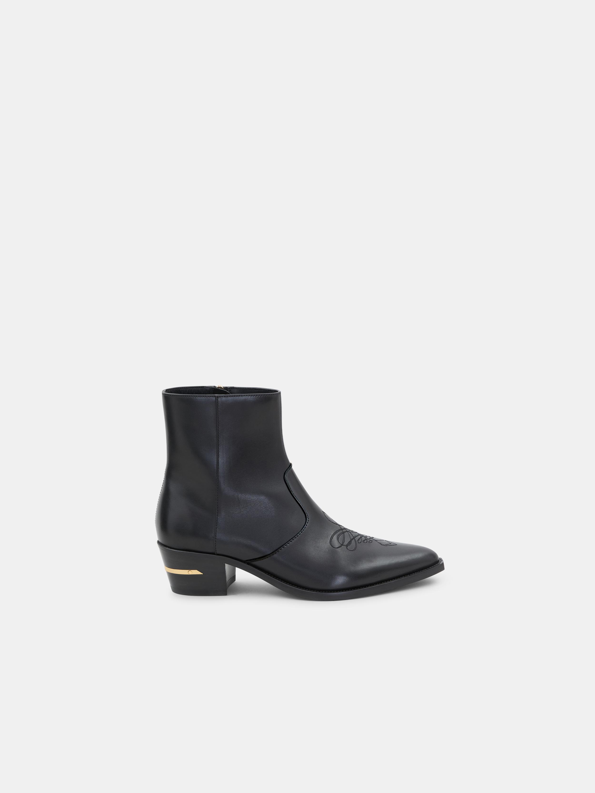LEATHER RYDER BOOT