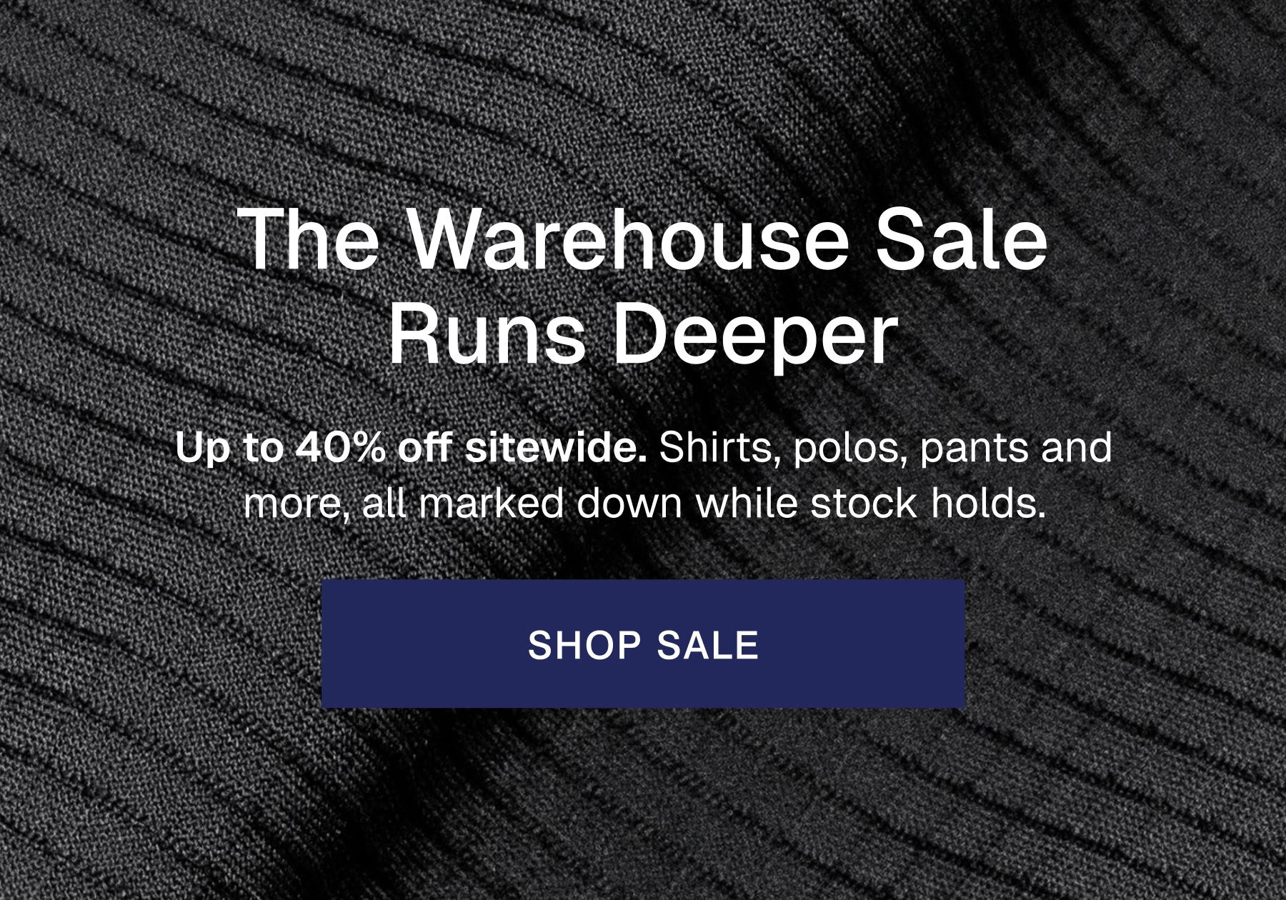 The Warehouse Sale Runs Deeper